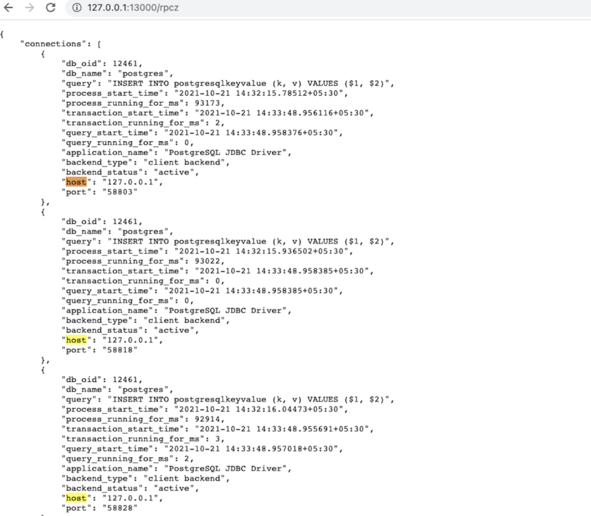 Load balancing with host connections Load balancing with host connections